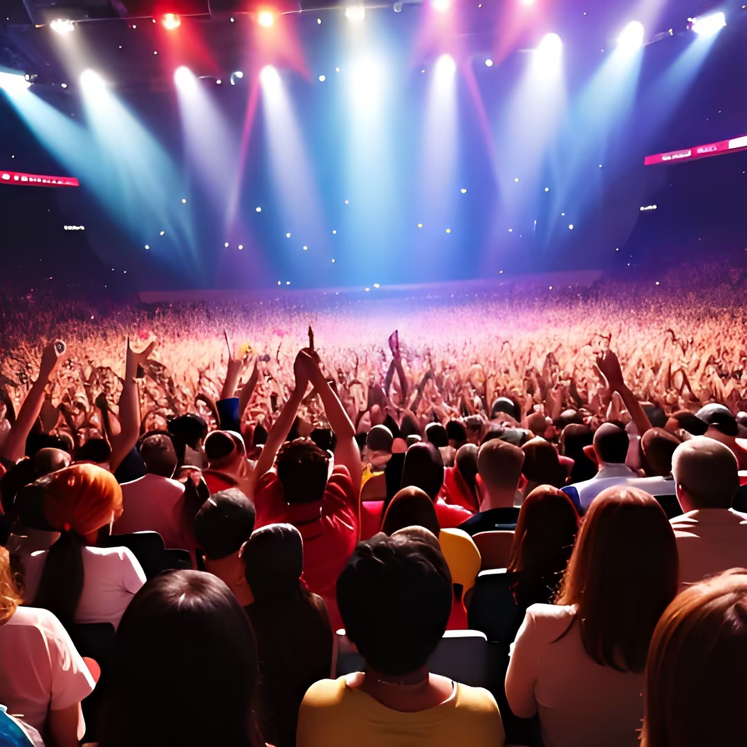 演唱會(huì)現(xiàn)場人山人海