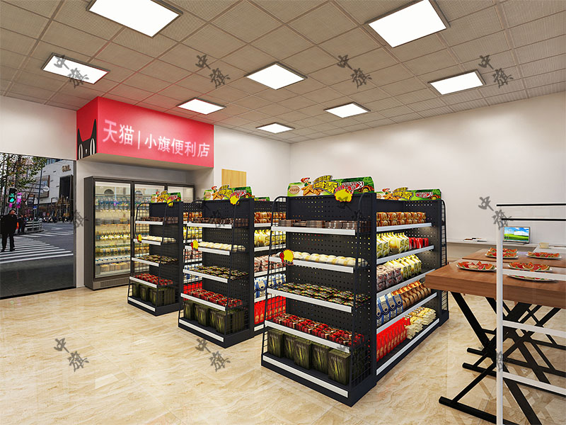 天貓小旗便利店門(mén)頭圖片