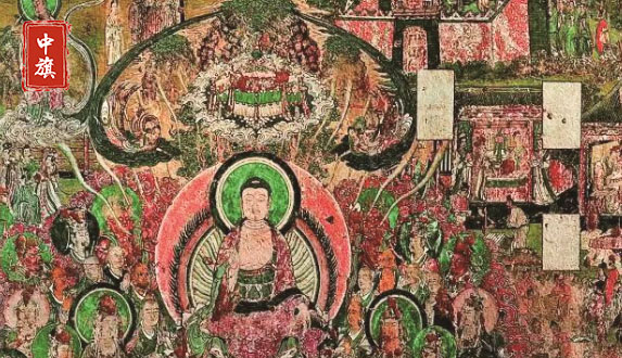 某景區(qū)的壁畫看著還不錯