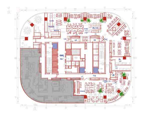 某高級餐廳平面圖