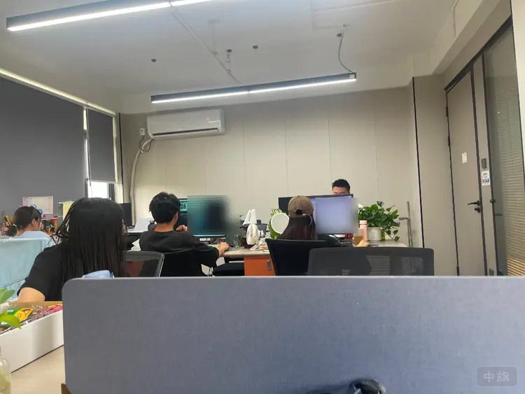 正在忙碌的年輕人