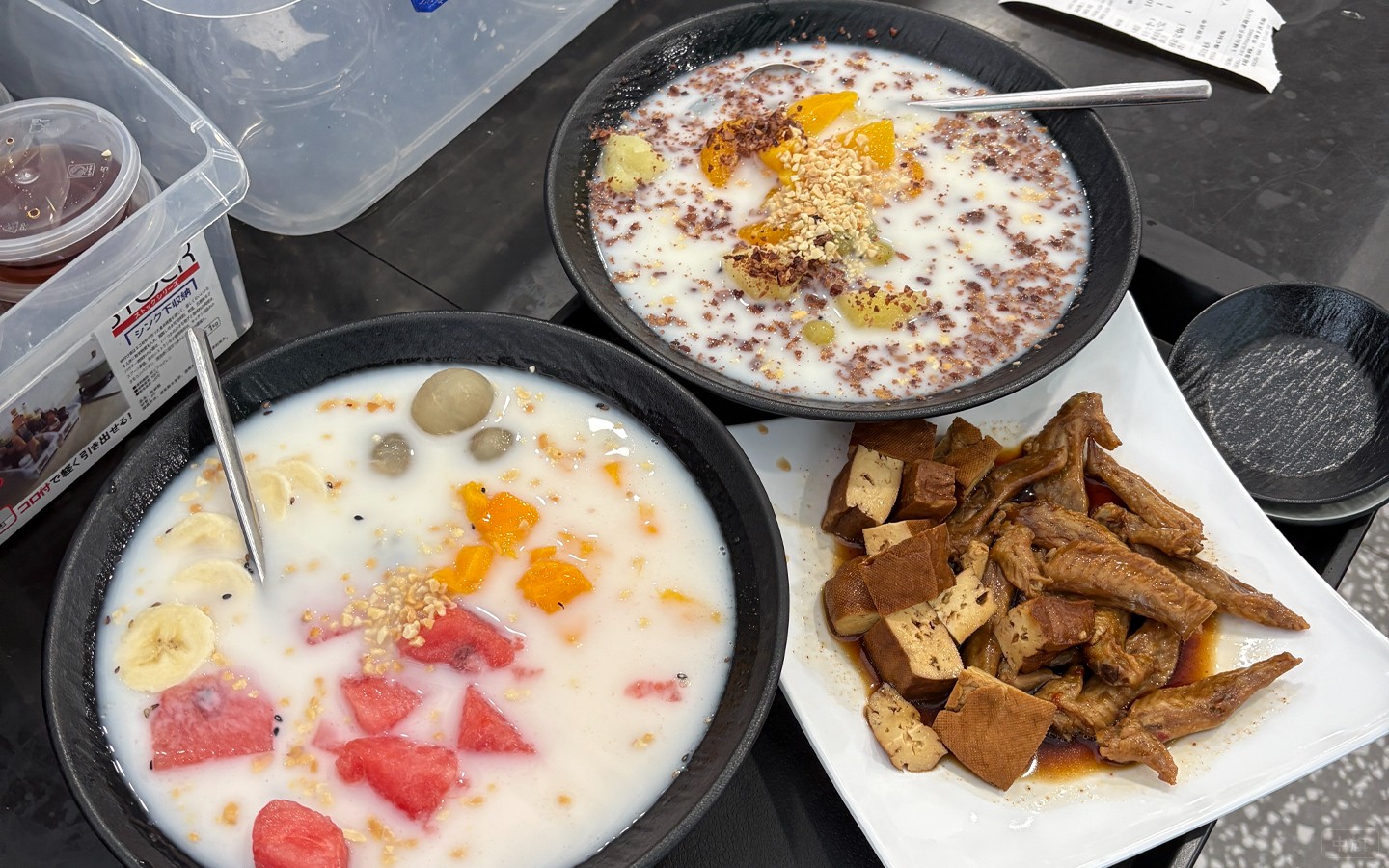 剛剛制作的冷飲哦