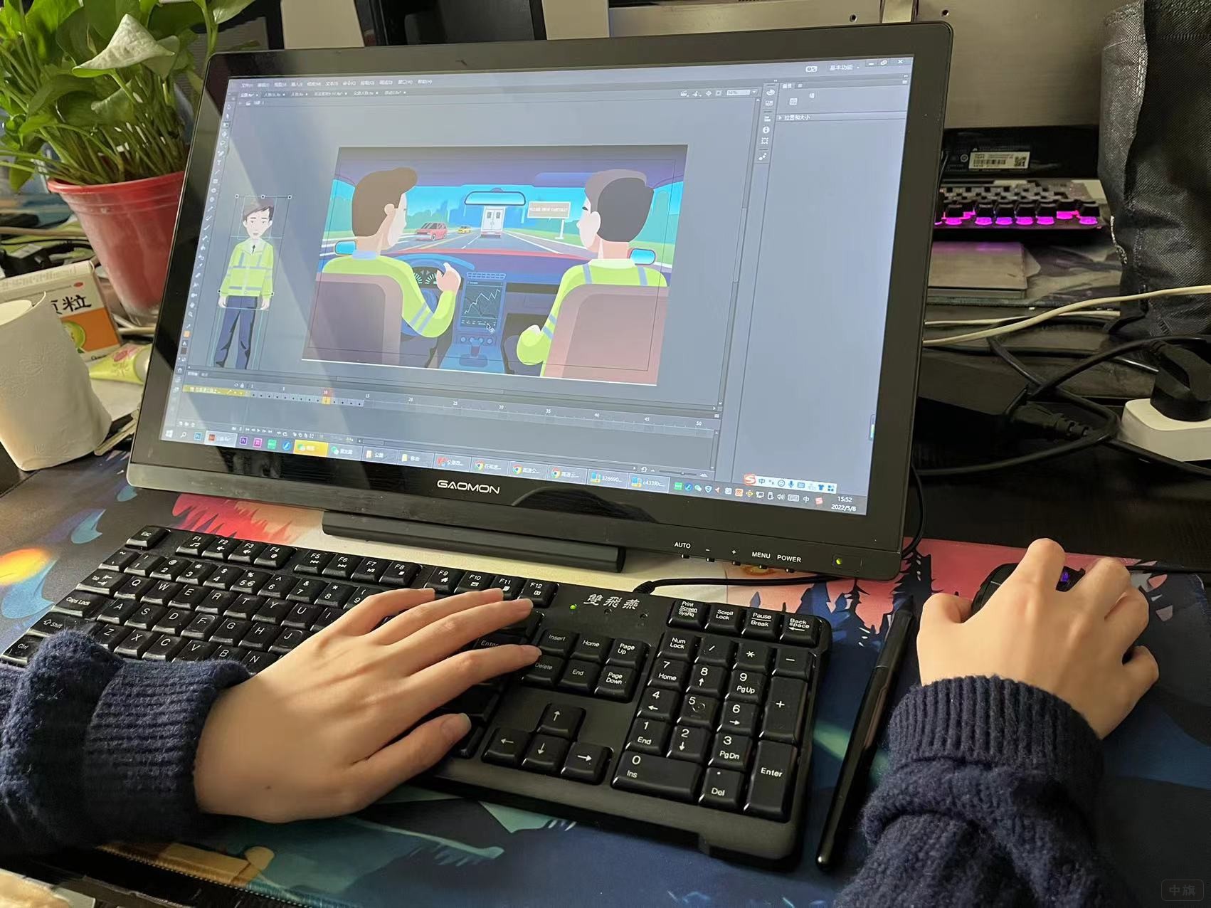 動(dòng)畫設(shè)計(jì)公司安全駕駛行為規(guī)范宣講動(dòng)畫