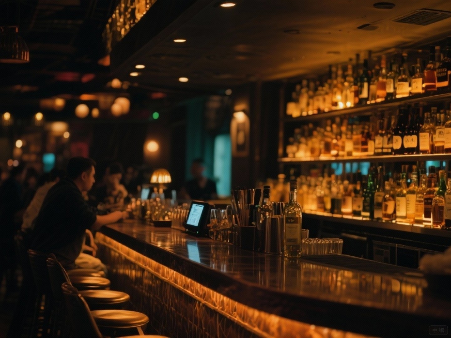 昨晚在酒吧拍攝的現(xiàn)場圖