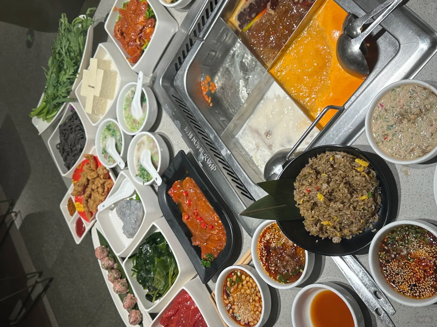 海底撈的飯菜還是非常不錯(cuò)的