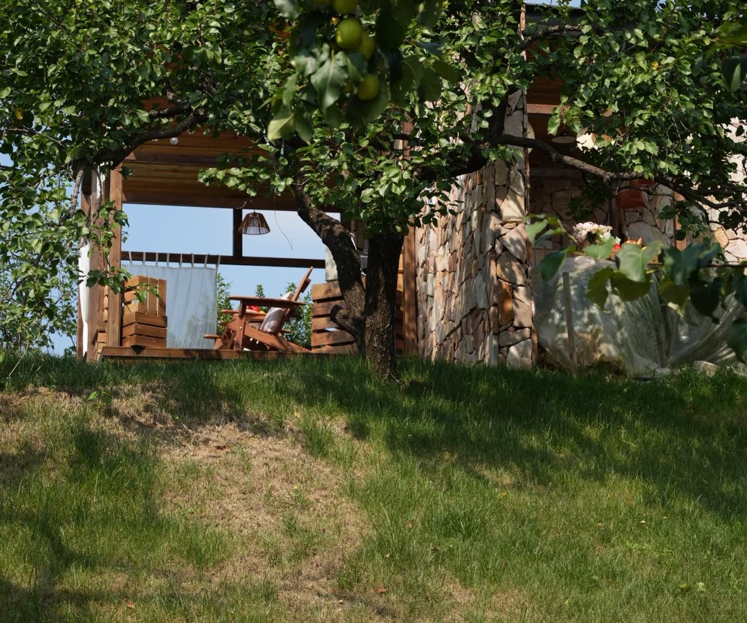 八月初拍的照片民宿照片，外景看著非常舒服