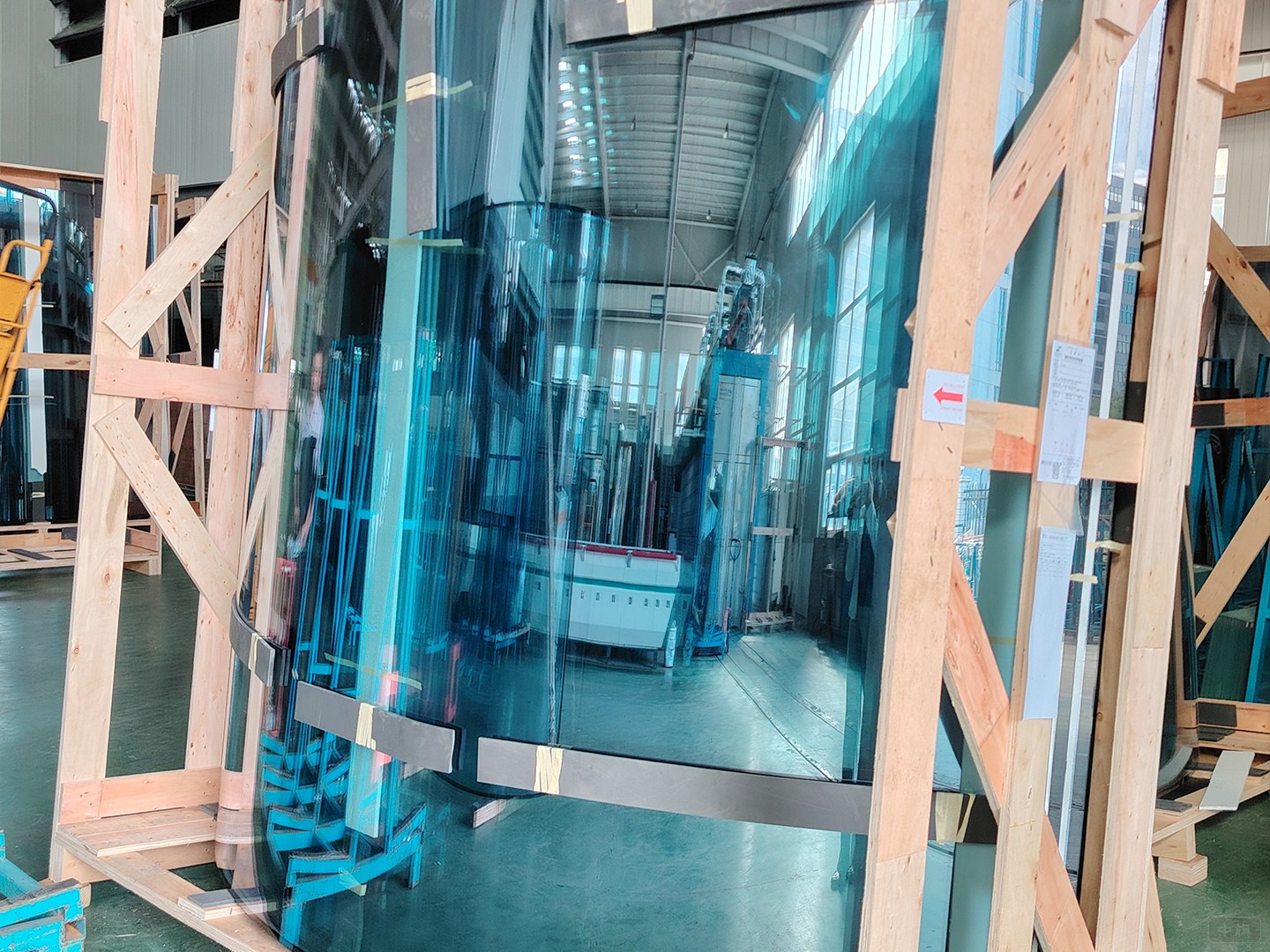 中空玻璃成品已打包準(zhǔn)備發(fā)貨