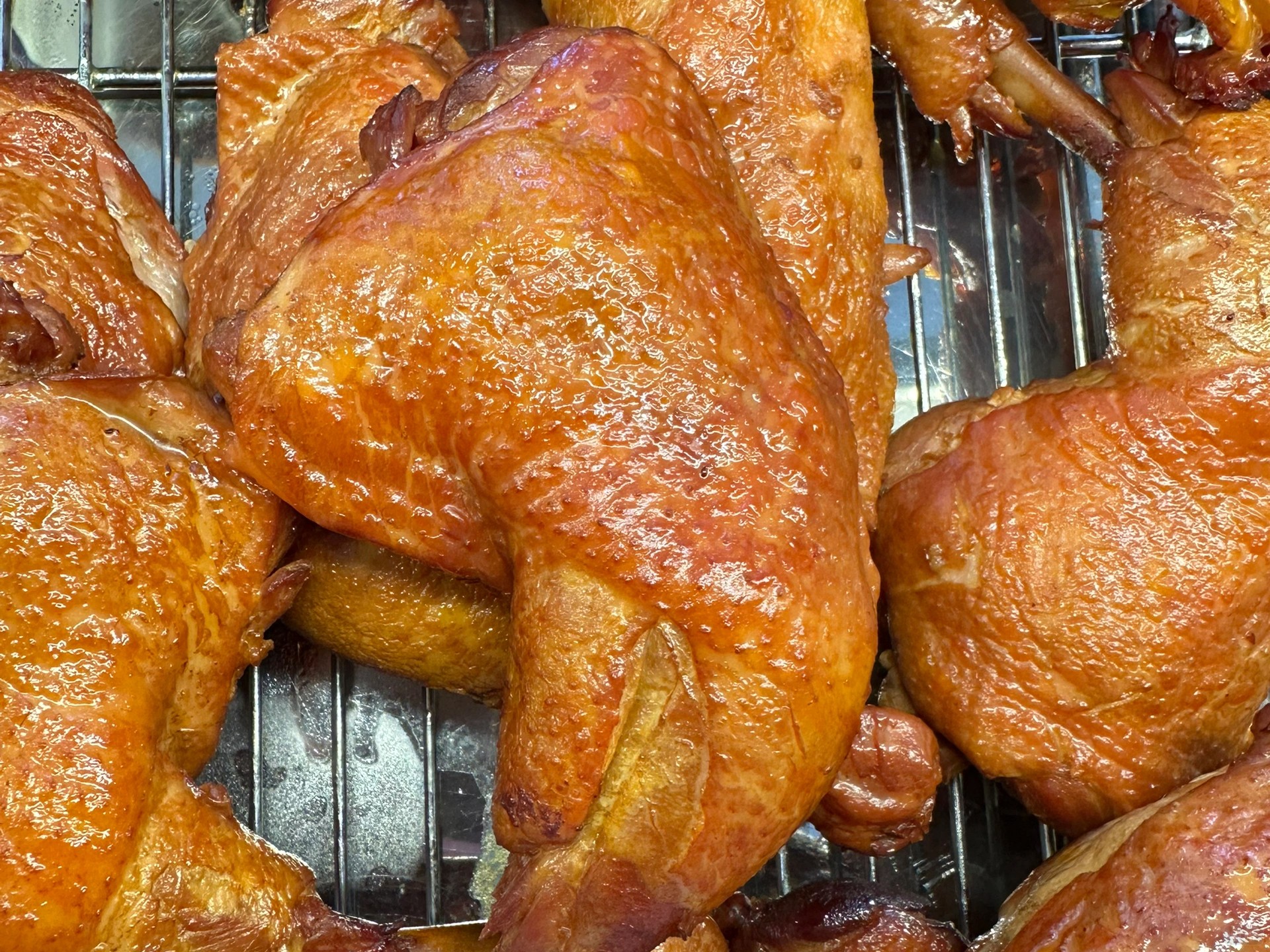 熟食店的烤雞腿，沒有平面圖這些都買不了