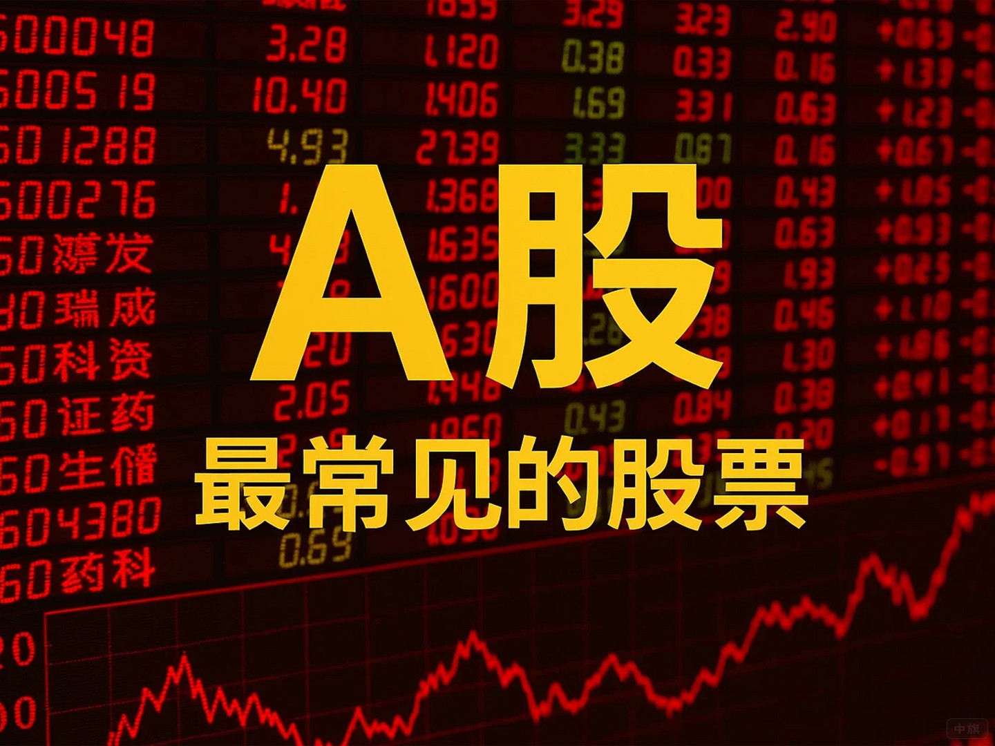 A股是最常見的股票了