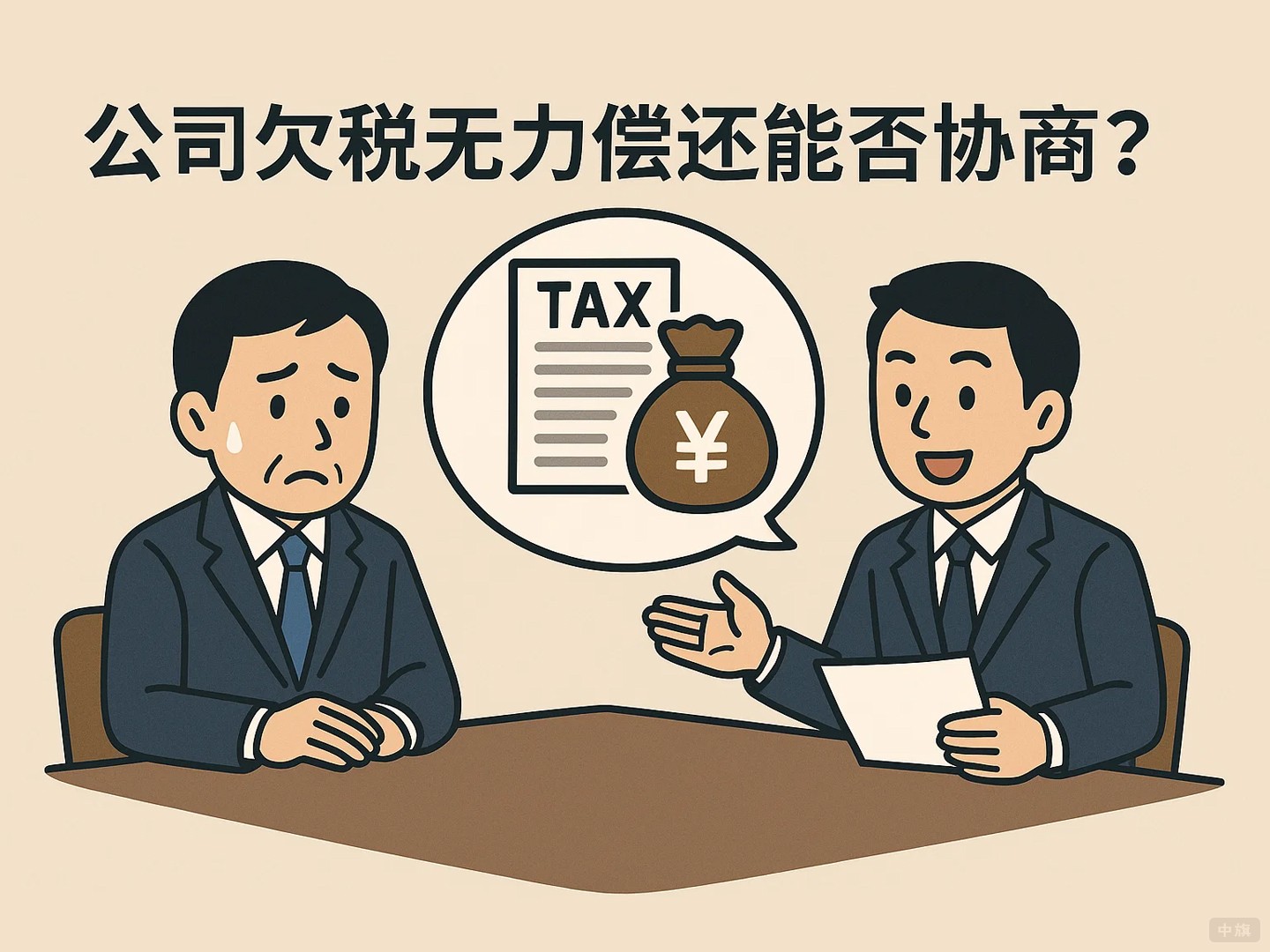 公司欠稅無力償還能否協(xié)商？