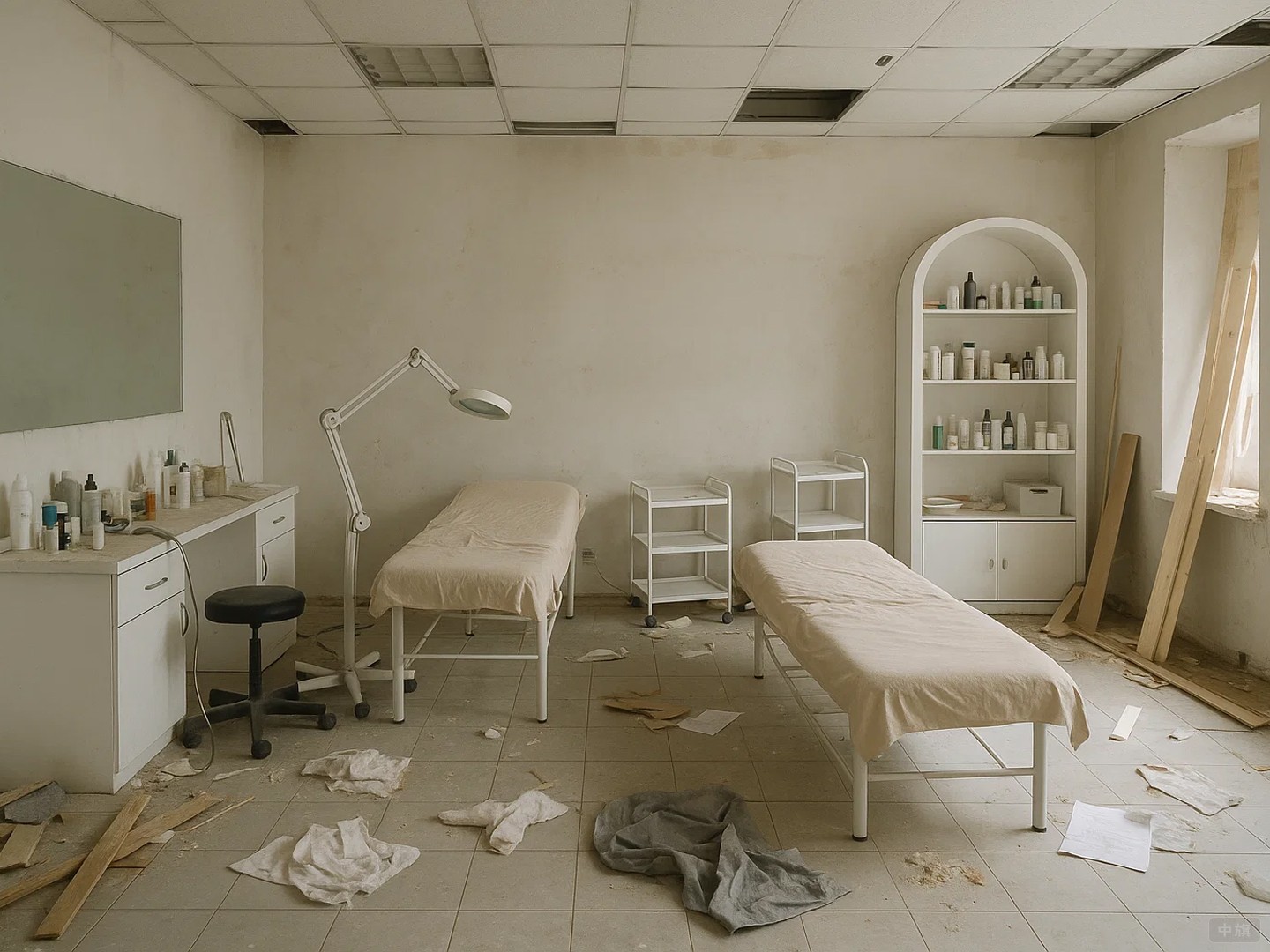 美容店正在裝修中 美容店正在裝修中