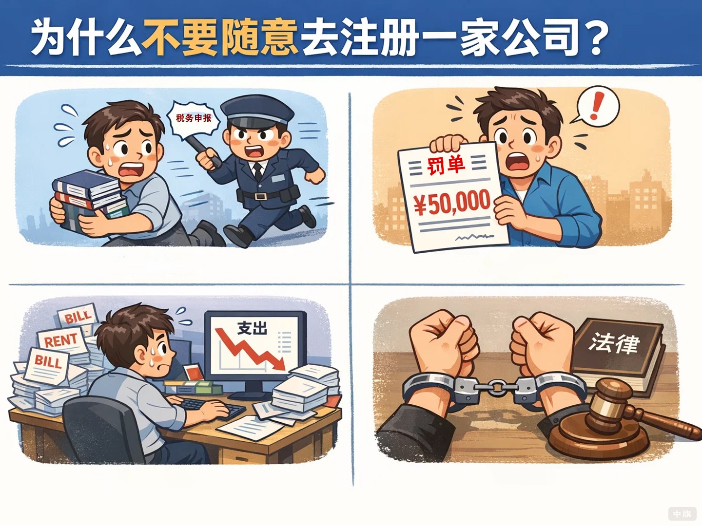 為什么不要隨意去注冊一家公司？