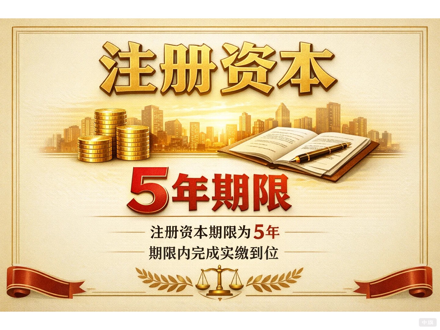注冊資本5年期限