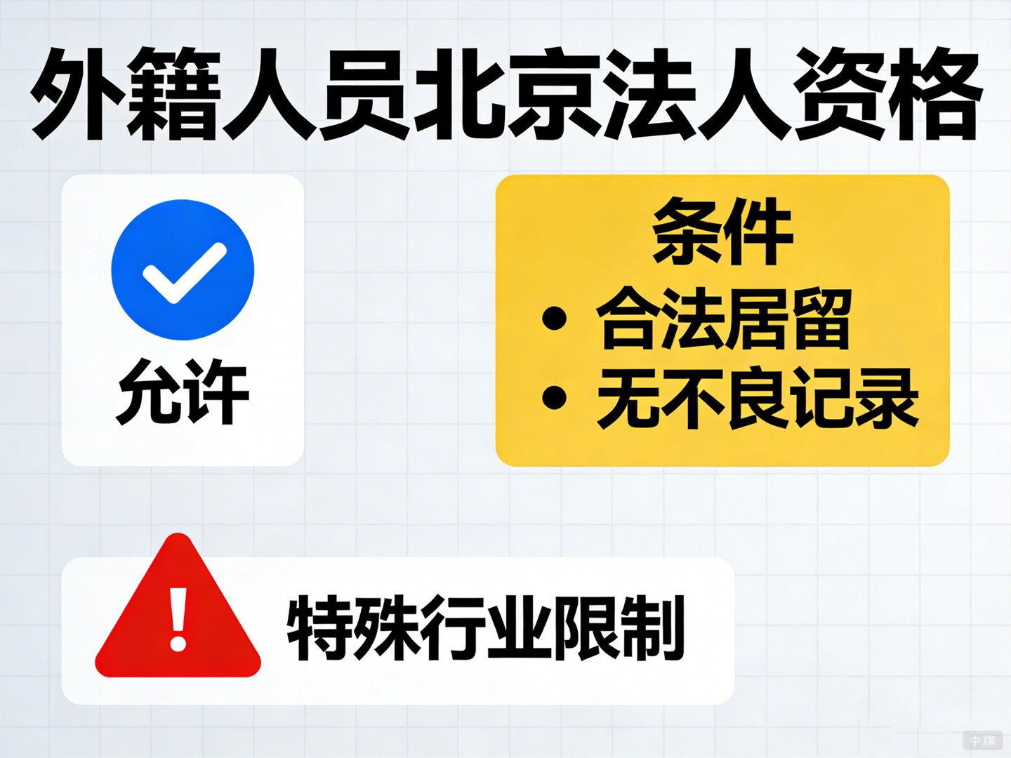 外籍人士在北京當(dāng)法人有哪些條件？