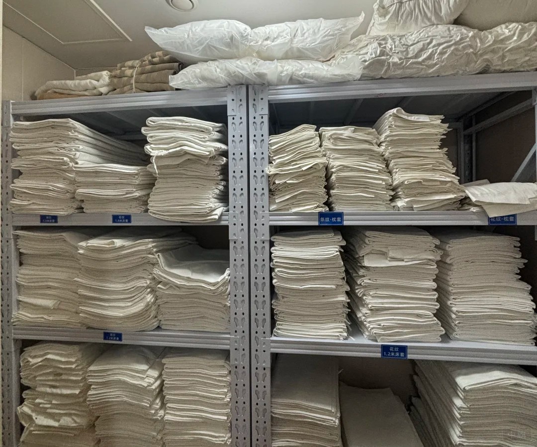 賓館內(nèi)的布草間 賓館內(nèi)的布草間