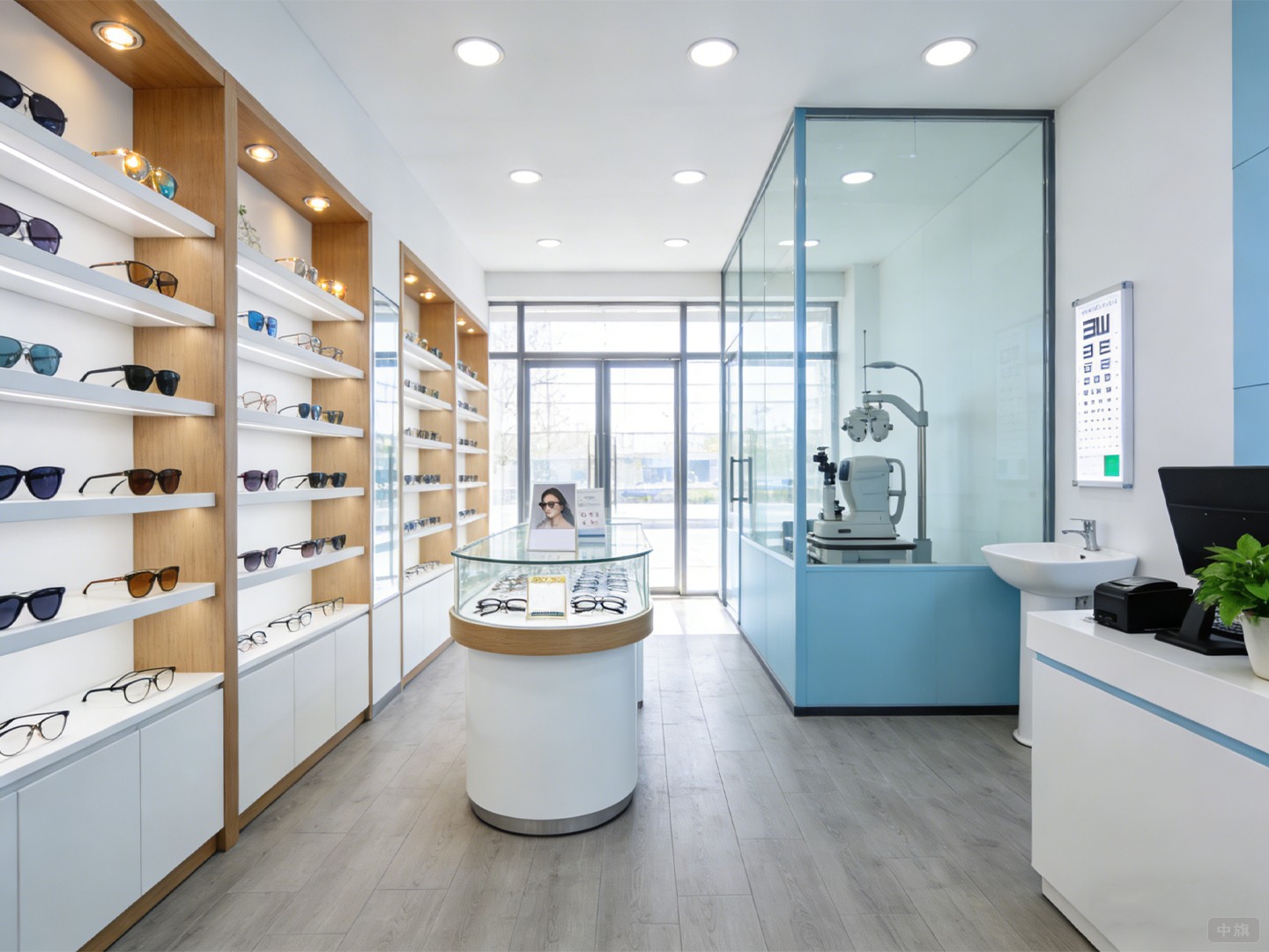 眼鏡店配鏡現場