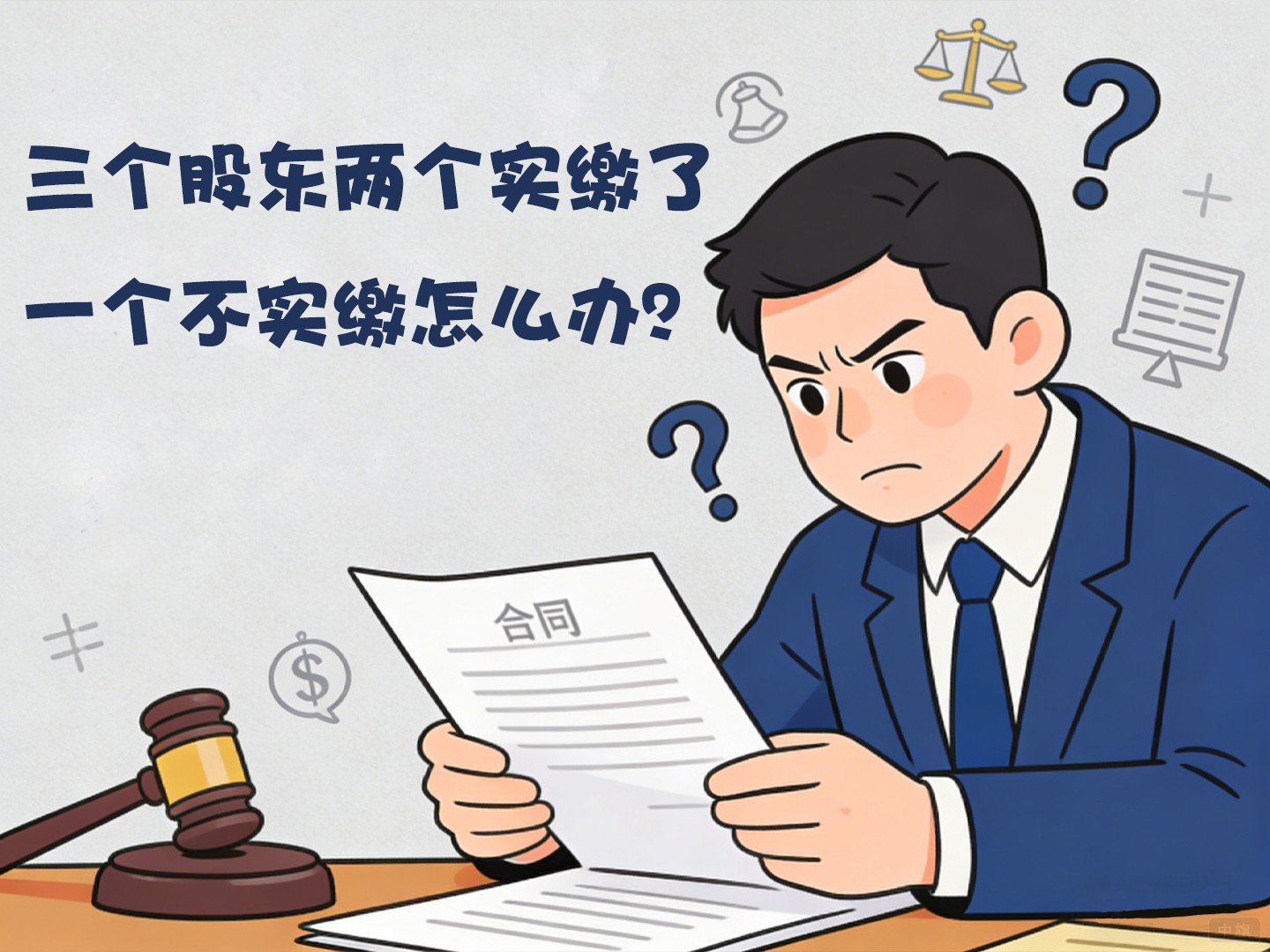 三個股東兩個實繳了一個不實繳怎么辦？