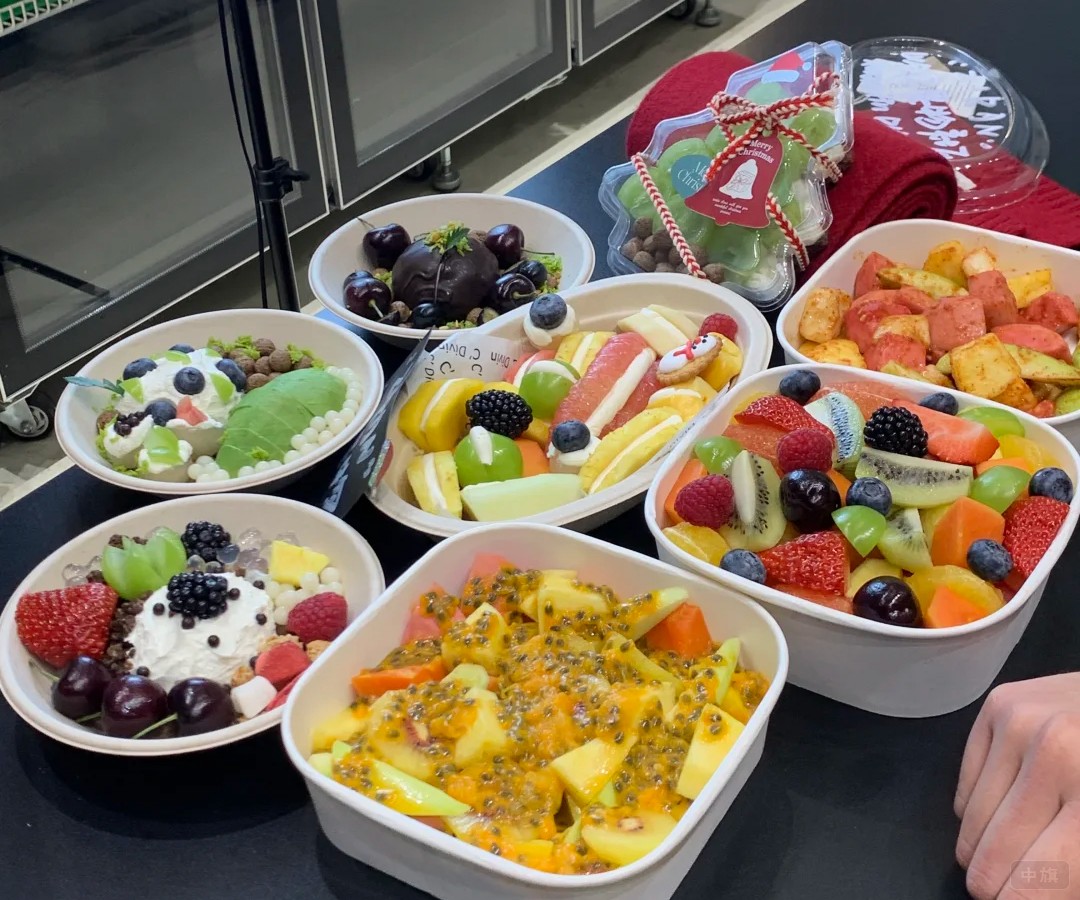 新鮮出爐的水果撈