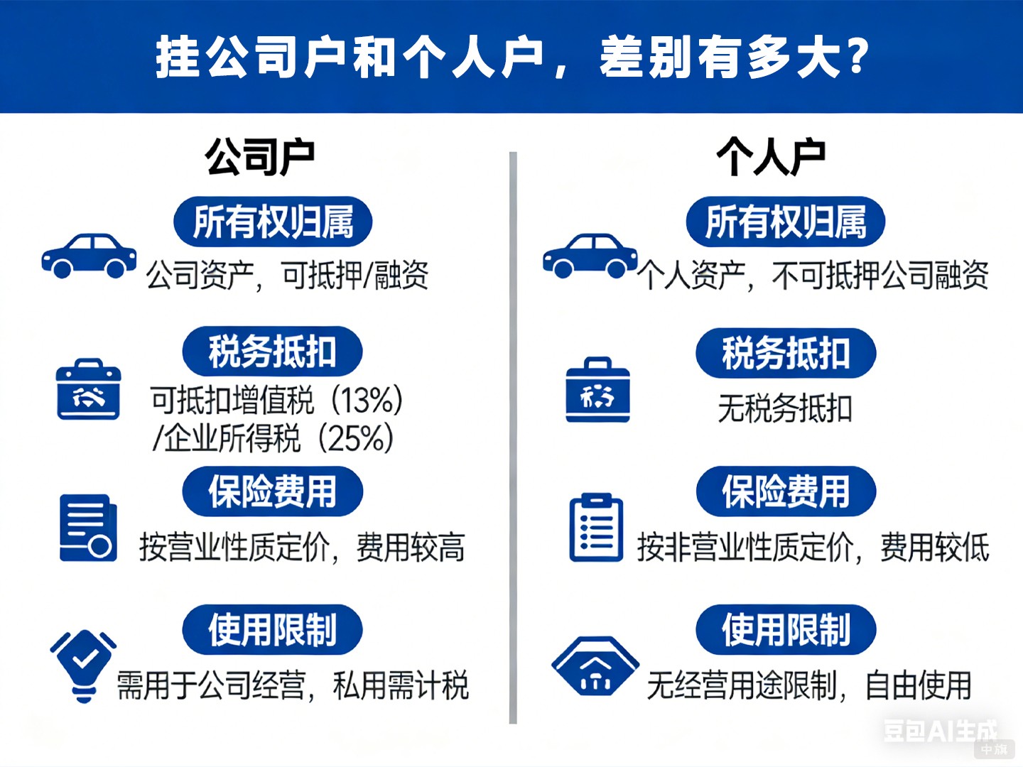 掛公司戶和個(gè)人戶，差別有多大？